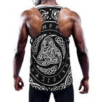 Viking Triple Horn Of Odin Print Training Tank Top