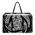 Viking Triple Horn Of Odin Print Utility Tote Bag