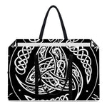 Viking Triple Horn Of Odin Print Utility Tote Bag