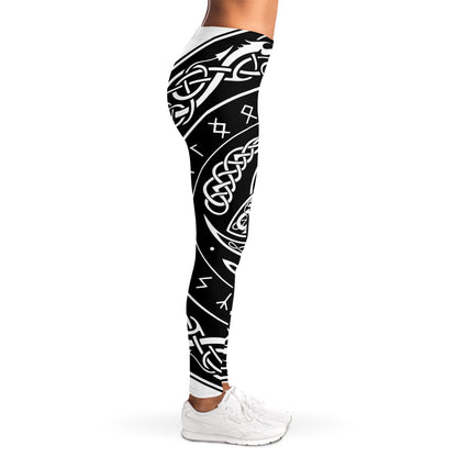 Viking Triple Horn Of Odin Print Women's Leggings