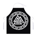 Viking Valhalla Symbol Print Adjustable Apron