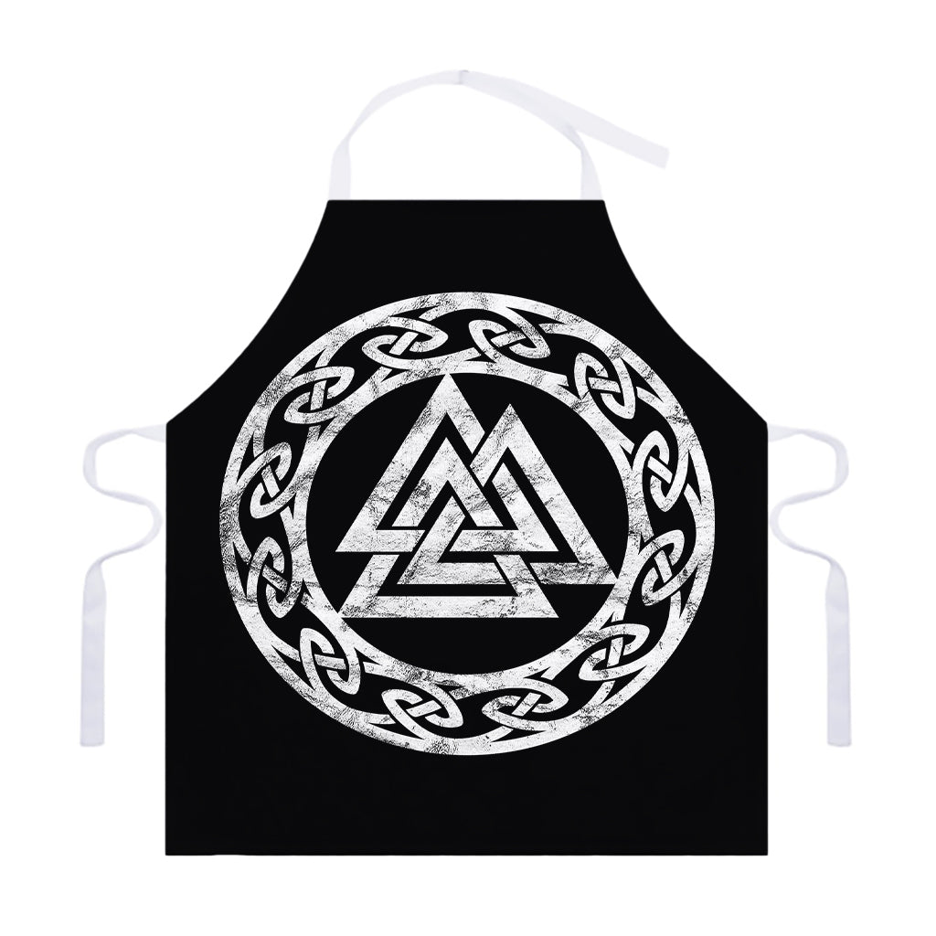 Viking Valhalla Symbol Print Adjustable Apron