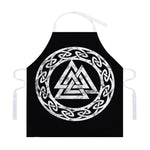 Viking Valhalla Symbol Print Adjustable Apron