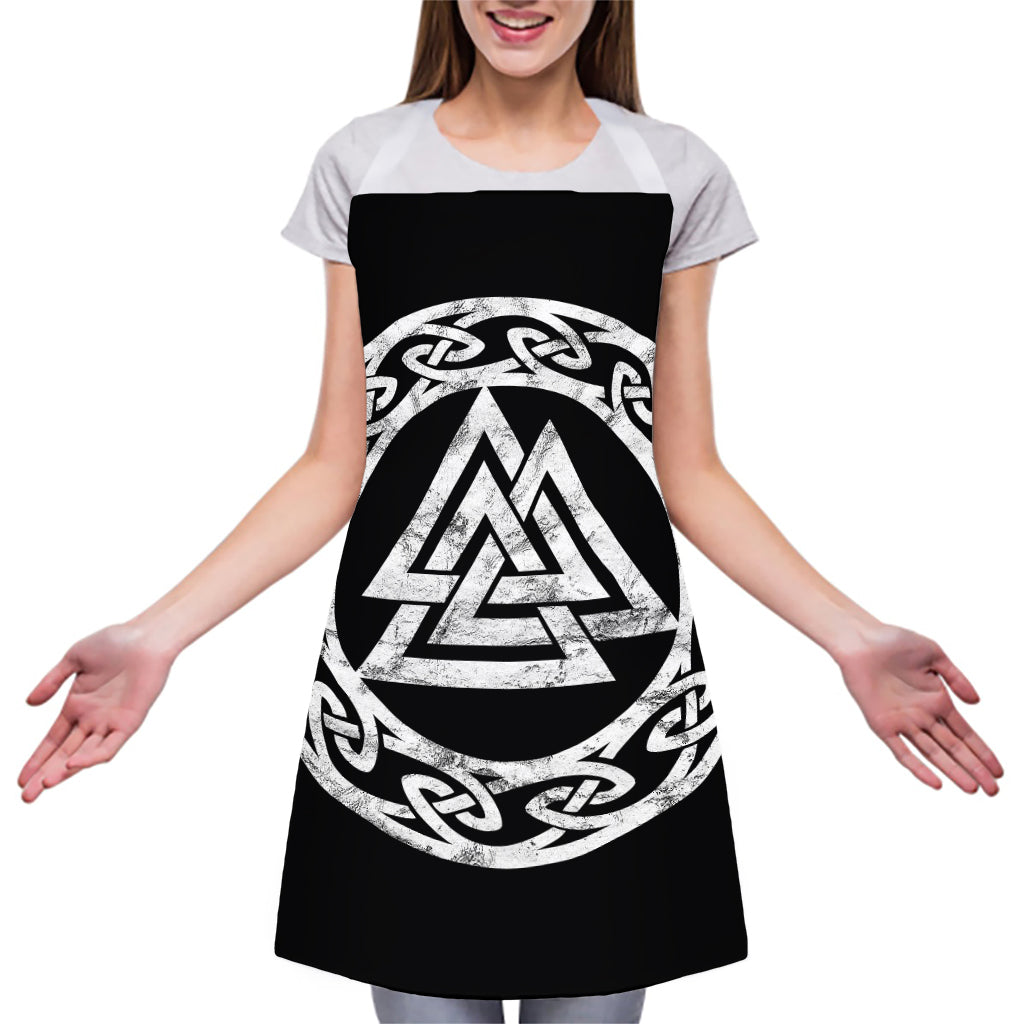 Viking Valhalla Symbol Print Adjustable Apron
