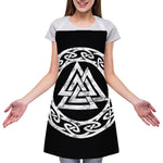 Viking Valhalla Symbol Print Adjustable Apron