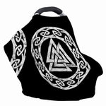 Viking Valhalla Symbol Print Baby Seat Cover