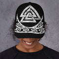 Viking Valhalla Symbol Print Baseball Cap