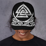 Viking Valhalla Symbol Print Baseball Cap