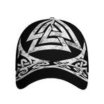 Viking Valhalla Symbol Print Baseball Cap