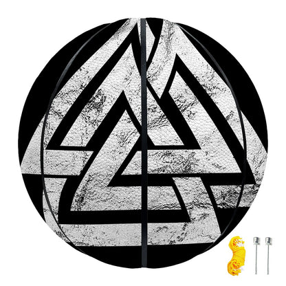 Viking Valhalla Symbol Print Basketball