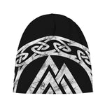 Viking Valhalla Symbol Print Beanie