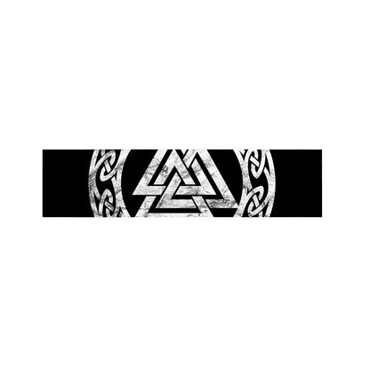 Viking Valhalla Symbol Print Bed Runner