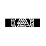 Viking Valhalla Symbol Print Bed Runner