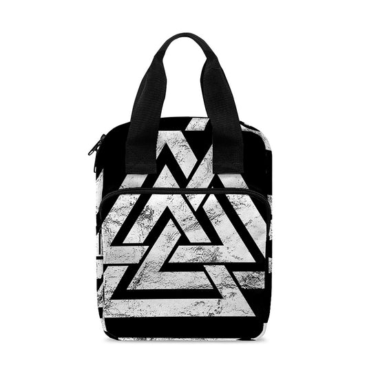 Viking Valhalla Symbol Print Bible Tote Bag