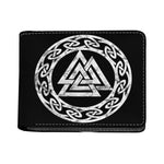 Viking Valhalla Symbol Print Bifold Wallet