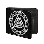 Viking Valhalla Symbol Print Bifold Wallet