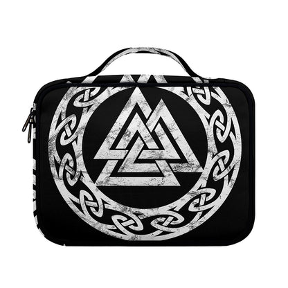 Viking Valhalla Symbol Print Briefcase Bible Bag