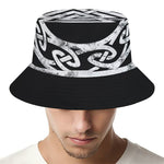 Viking Valhalla Symbol Print Bucket Hat