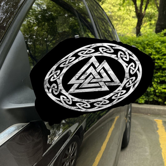 Viking Valhalla Symbol Print Car Side Mirror Covers
