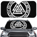 Viking Valhalla Symbol Print Car Windshield Sun Shade