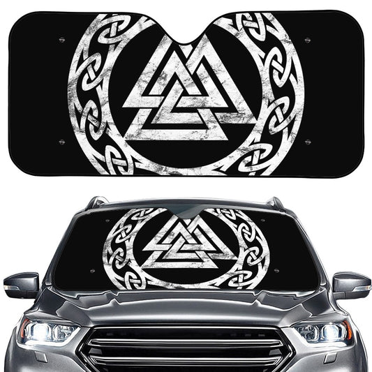 Viking Valhalla Symbol Print Car Windshield Sun Shade