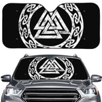 Viking Valhalla Symbol Print Car Windshield Sun Shade