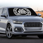 Viking Valhalla Symbol Print Car Windshield Sun Shade