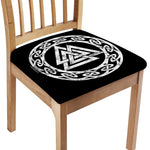 Viking Valhalla Symbol Print Chair Cushion Cover