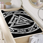 Viking Valhalla Symbol Print Changing Pad Cover