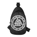 Viking Valhalla Symbol Print Sling Bag