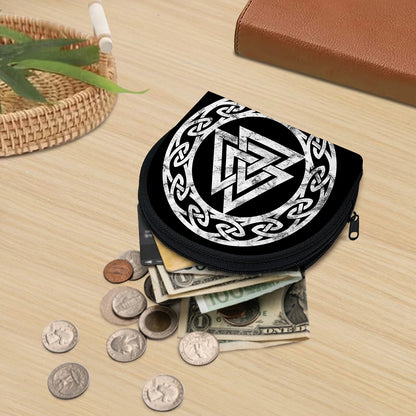Viking Valhalla Symbol Print Coin Purse