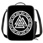 Viking Valhalla Symbol Print Crossbody Lunch Bag