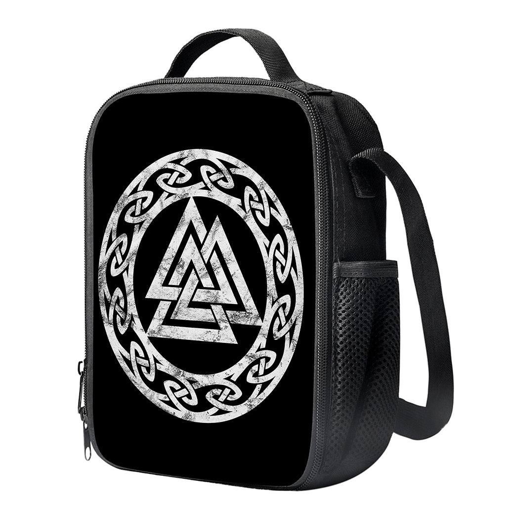 Viking Valhalla Symbol Print Crossbody Lunch Bag