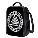 Viking Valhalla Symbol Print Crossbody Lunch Bag