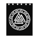 Viking Valhalla Symbol Print Curtain