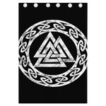 Viking Valhalla Symbol Print Curtain
