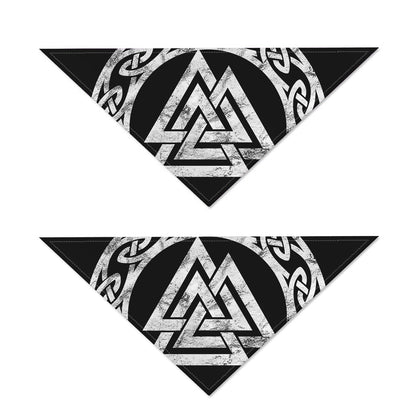 Viking Valhalla Symbol Print Dog Bandana