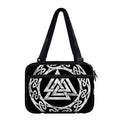 Viking Valhalla Symbol Print Double Strap Bible Bag
