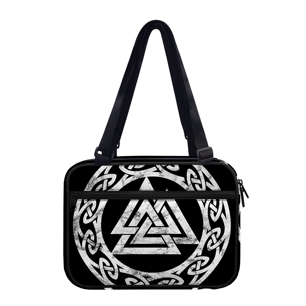 Viking Valhalla Symbol Print Double Strap Bible Bag