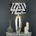 Viking Valhalla Symbol Print Drum Lamp Shade