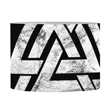Viking Valhalla Symbol Print Drum Lamp Shade