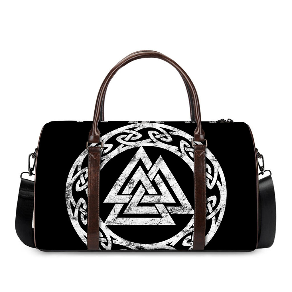 Viking Valhalla Symbol Print Duffle Bag