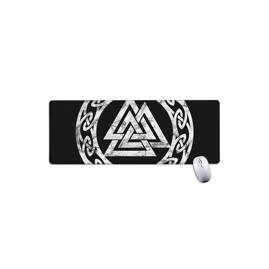 Viking Valhalla Symbol Print Extended Mouse Pad