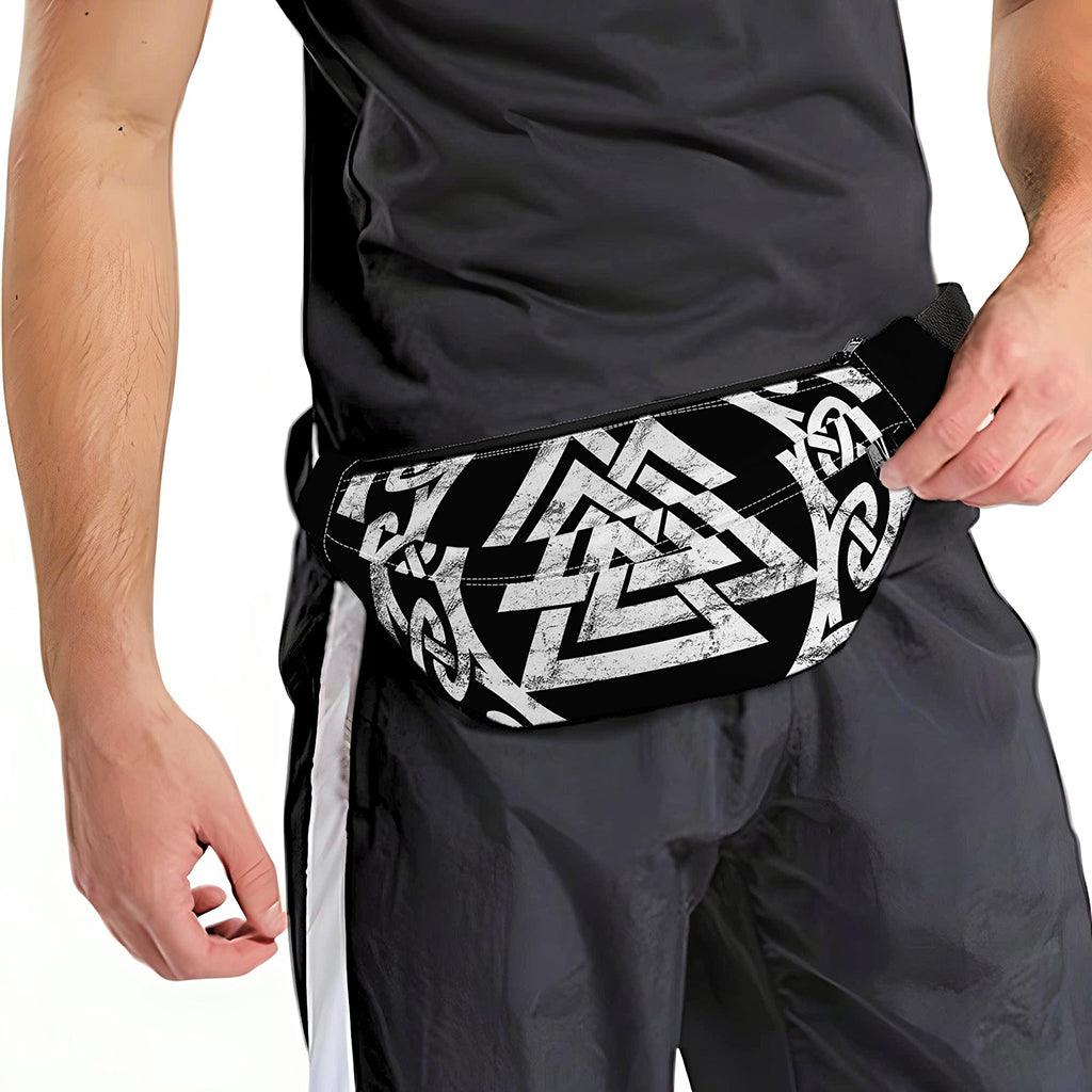 Viking Valhalla Symbol Print Fanny Pack
