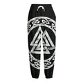 Viking Valhalla Symbol Print Fleece Lined Knit Pants