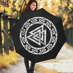Viking Valhalla Symbol Print Foldable Umbrella