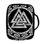 Viking Valhalla Symbol Print Front Pocket Bible Bag