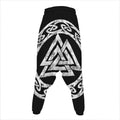 Viking Valhalla Symbol Print Hammer Pants