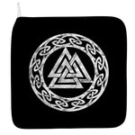 Viking Valhalla Symbol Print Hand Towel