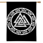 Viking Valhalla Symbol Print House Flag